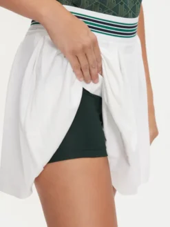 Lacoste Spódnica tenisowa JF0990 Biały Regular Fit