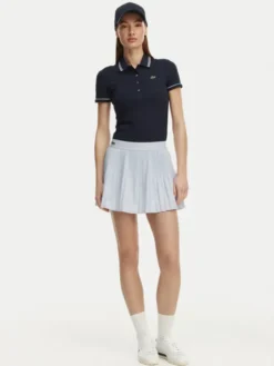 Lacoste Spódnica tenisowa JF9990 Niebieski jasny Regular Fit