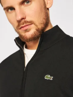 Lacoste Sweter AH1957 Czarny Classic Fit