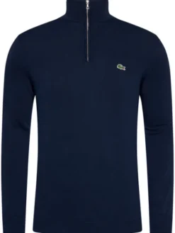 Lacoste Sweter AH1980 Granatowy Classic Fit
