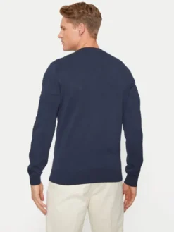 Lacoste Sweter AH1951 Granatowy Regular Fit