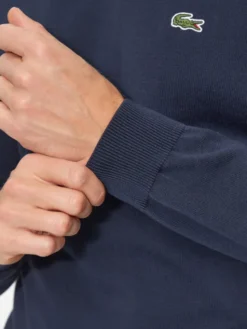 Lacoste Sweter AH1951 Granatowy Regular Fit