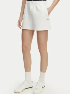 Lacoste Szorty sportowe GF9991 Biały Regular Fit
