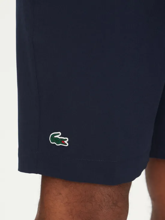Lacoste Szorty tenisowe GH7452 Granatowy Regular Fit