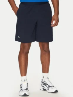 Lacoste Szorty tenisowe GH7452 Granatowy Regular Fit