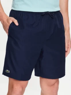 Lacoste Szorty tenisowe GH353T Granatowy Regular Fit