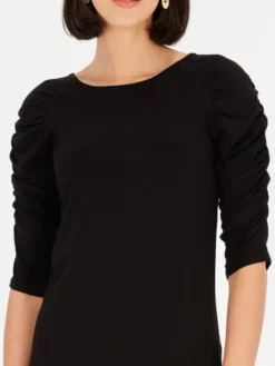 L’AF Bluzka Flezja Czarny Slim Fit