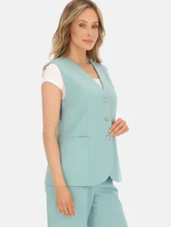 L’AF Kamizelka Mint Zielony jasny Regular Fit