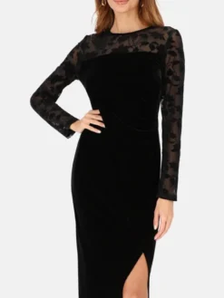 L’AF Sukienka koktajlowa Izabel Czarny Regular Fit