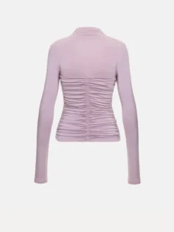 La Mania Bluzka SOLLA Fioletowy Basic Fit