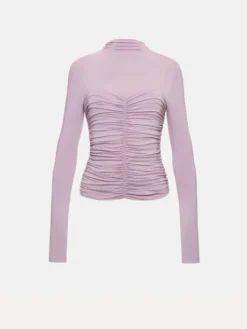 La Mania Bluzka SOLLA Fioletowy Basic Fit