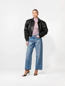 La Mania Bluzka SOLLA Fioletowy Basic Fit