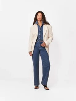 La Mania Jeansy TWIST Niebieski Basic Fit