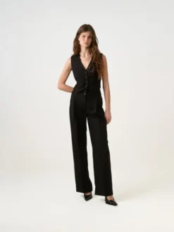 La Mania Kamizelka ME 2 Czarny Classic Fit
