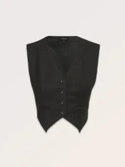 La Mania Kamizelka ME 2 Czarny Classic Fit