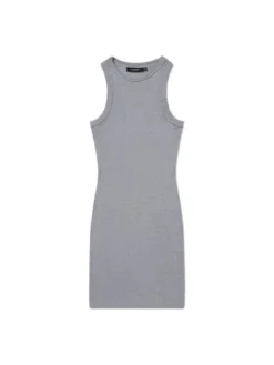 La Mania Sukienka codzienna CARLOTTA Szary Classic Fit