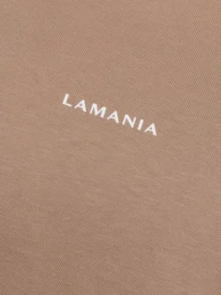 La Mania T-Shirt LOLA Beżowy Basic Fit