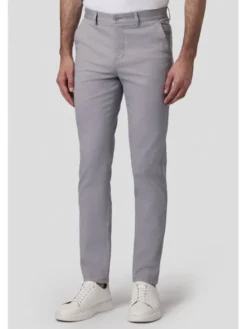 Lancerto Chinosy Maroko SP082124000012 Szary Regular Fit