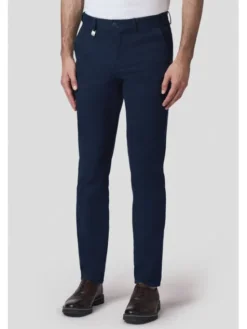 Lancerto Chinosy Mikkeli SP082125000015 Granatowy Regular Fit
