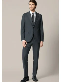 Lancerto Garnitur Apricale GA073225000003 Szary Slim Fit