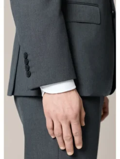 Lancerto Garnitur Apricale GA073225000003 Szary Slim Fit