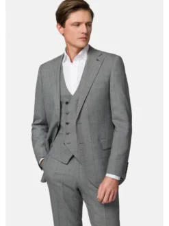 Lancerto Garnitur Arkansas GA073123000017 Szary Slim Fit