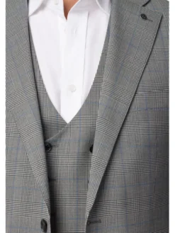 Lancerto Garnitur Arkansas GA073123000017 Szary Slim Fit