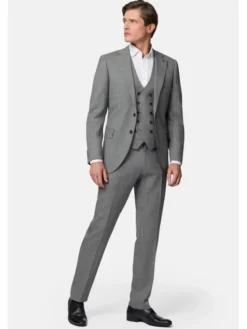 Lancerto Garnitur Arkansas GA073123000017 Szary Slim Fit