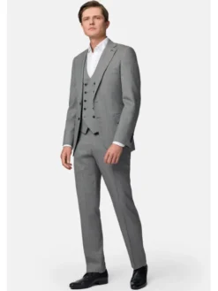 Lancerto Garnitur Arkansas GA073123000017 Szary Slim Fit