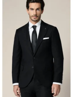 Lancerto Garnitur Brecon GA073225000005 Czarny Slim Fit