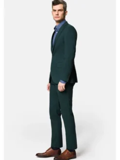 Lancerto Garnitur Bristol GA073222000006 Zielony Slim Fit
