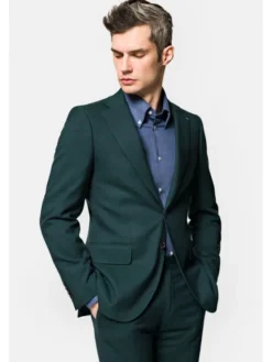Lancerto Garnitur Bristol GA073222000006 Zielony Slim Fit