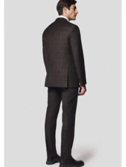 Lancerto Garnitur Castel GA073125000021 Brązowy Slim Fit