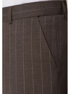 Lancerto Garnitur Ceuta GA073126000014 Brązowy Slim Fit