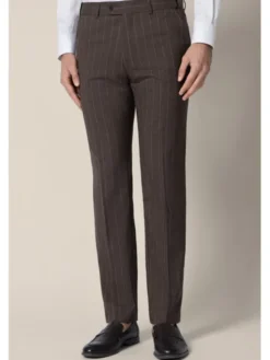 Lancerto Garnitur Ceuta GA073126000014 Brązowy Slim Fit