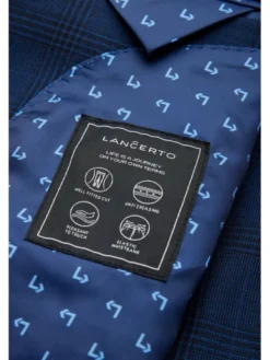 Lancerto Garnitur Chandalar GA073124000008 Granatowy Slim Fit