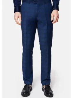 Lancerto Garnitur Chandalar GA073124000008 Granatowy Slim Fit