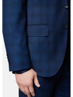 Lancerto Garnitur Chandalar GA073124000008 Granatowy Slim Fit