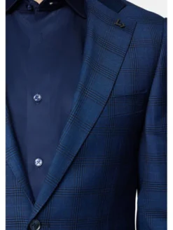 Lancerto Garnitur Chandalar GA073124000008 Granatowy Slim Fit
