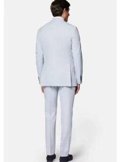 Lancerto Garnitur Durango GA073124000014 Błękitny Slim Fit