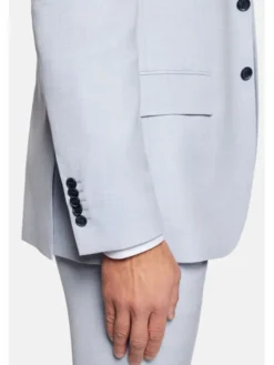 Lancerto Garnitur Durango GA073124000014 Błękitny Slim Fit