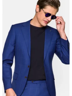 Lancerto Garnitur Durban Granatowy Regular Fit