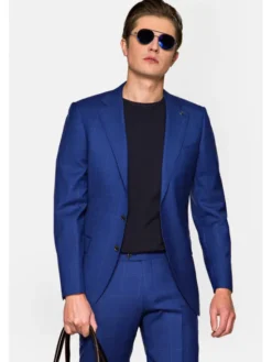 Lancerto Garnitur Durban Granatowy Regular Fit