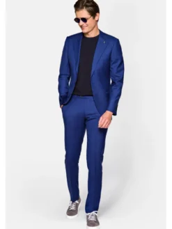 Lancerto Garnitur Durban Granatowy Regular Fit