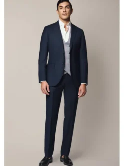 Lancerto Garnitur Fabricio GA073125000026 Granatowy Slim Fit