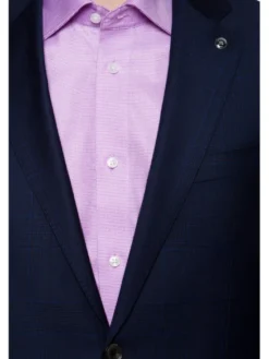 Lancerto Garnitur GA073121000007 Granatowy Regular Fit