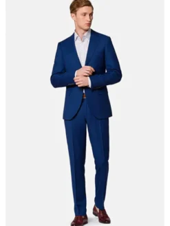 Lancerto Garnitur GA073121000004 Niebieski Regular Fit