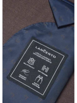 Lancerto Garnitur Henderson GA073125000013 Brązowy Slim Fit