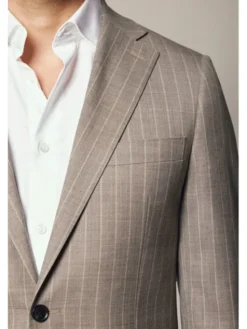 Lancerto Garnitur Livade GA073125000014 Beżowy Slim Fit