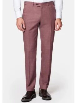 Lancerto Garnitur Monterrey GA073124000013 Bordowy Slim Fit